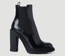 Tread Heeled Ankle Boots
