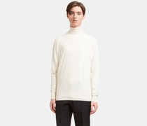 Aiezen Aiezen Männer Kaschmir-seiden Rollkragenpullover - Mann Sweatshirts White Xs|Aiezen Aiezen Männer Kaschmir-seiden Rollkragenpullover - Mann Sweatshirts White S