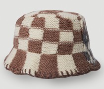Patchwork Knit Bucket Hat
