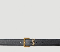 Ysl Plaque Belt