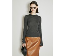 Cashmere, Wool And Silk Sweater