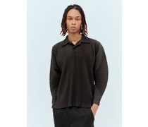 Monthly Colors: January Pleated Polo Shirt