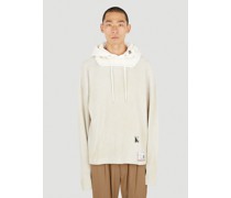 Partly Double Hooded Sweatshirt