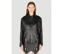 Poison Cut Out Leather Jacket