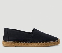Monogram Embroidered Espadrille Flats