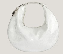 White Fortune sequined bag