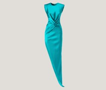 Evening gown with twist knot