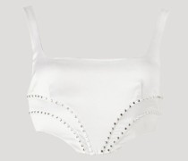 V top with rhinestones