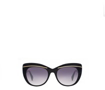 Black cat-eye sunglasses