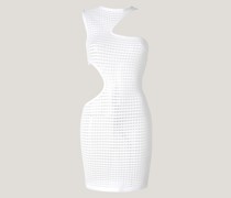 Asymmetrical iconic white dress