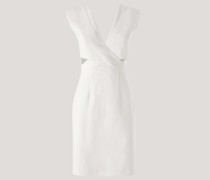 Minidress with crossed bodice