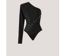One-shoulder bodysuit