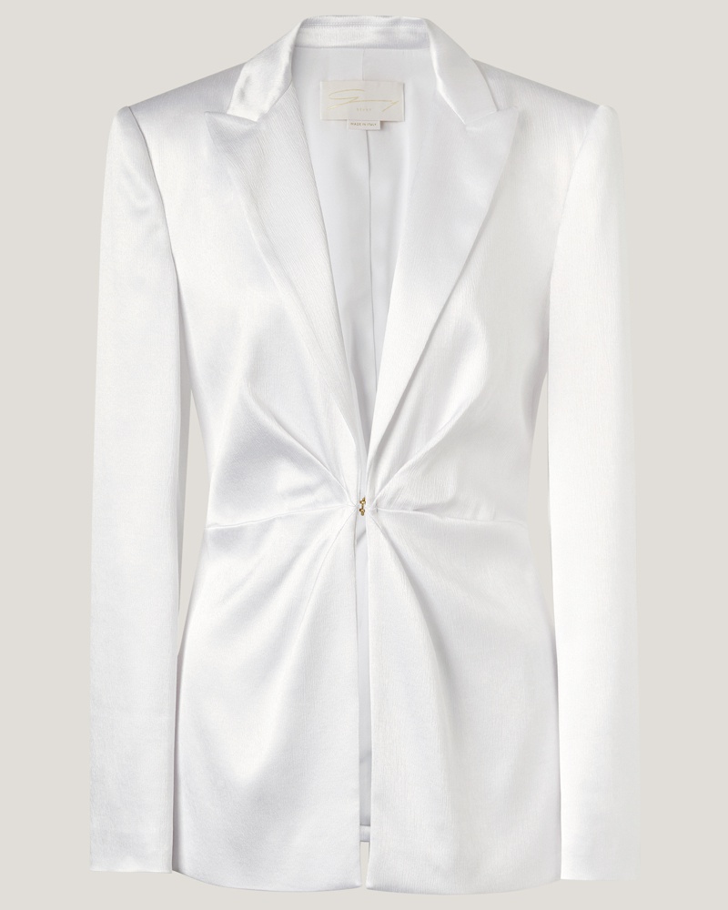 Genny Damen Shiny viscose blazer