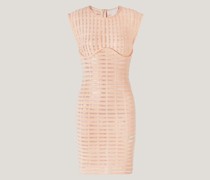 Bodycon dress with iconic embroideries