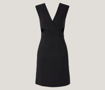 Minidress with crossed bodice