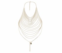 Rhinestoned body chain