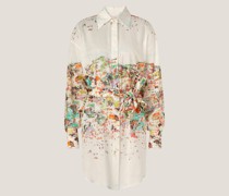 Mykonos printed chemisier