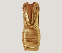 Evening shine jersey minidress