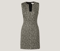 Mini dress with contrasting profiles