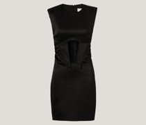 Black mini dress with a cut-out