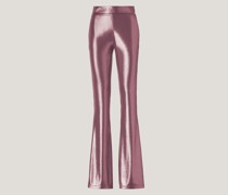 Pink laminated pants