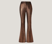 Laminated tailored pants