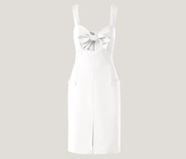 Sleeveless dress with bow