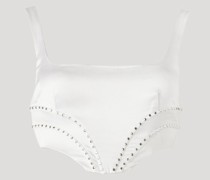 V top with rhinestones