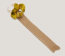Orchid ring with tassel
