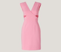 Minidress with crossed bodice