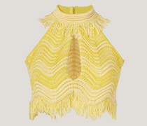 Fringe cropped top