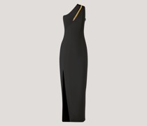 One-shoulder evening gown