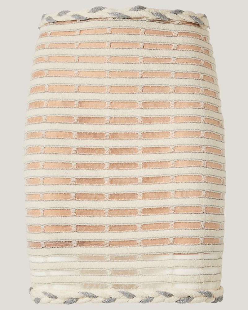 Genny Damen White knit skirt