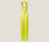 Evening dress with twist