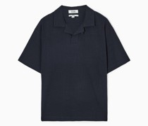 Poloshirt Aus Seersucker Mit Reverskragen