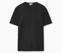 T-Shirt Aus Baumwoll-Mix Mit Normaler Passform