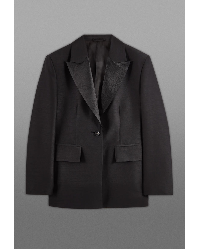 Cos Damen Der Taillierte Smoking-Blazer