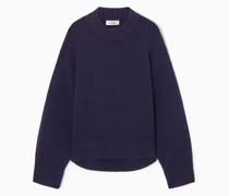 Grobstrickpullover Aus Kaschmir