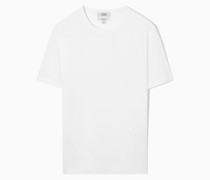 Mittelschweres, Gebürstetes T-Shirt