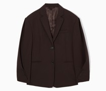 Wollblazer Mit Kokonsilhouette