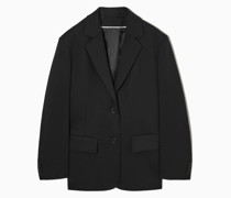 Blazer Aus Twill Mit Lockerer Passform