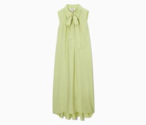 Ärmelloses Hemdblusenkleid Mit Schleife
