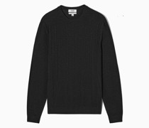 Lamé-Pullover Aus Woll-Mix
