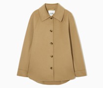 Wolljacke Aus Doubleface-Material