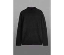 Der Wollpullover Mit Reissverschlussdetail