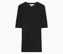 Schmal Geschnittenes T-Shirt Aus Wolle