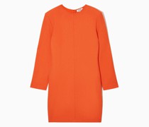 Knielanges Kleid Mit Langen Ärmeln