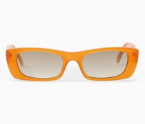Schmale Cat-Eye-Sonnenbrille