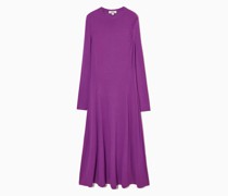 Langärmliges Midikleid Aus Jersey