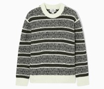 Wollpullover Mit Fair-Isle-Muster